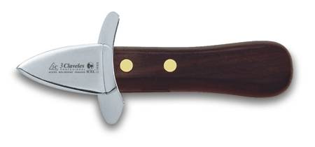 3 CLAVELES PROFESSIONAL OYSTERS-OPEN WITH WOOD HANDLE