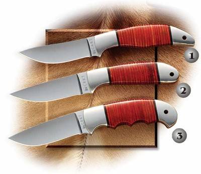 PROHUNTER KNIVES ALASKA BROOKS 2750, CHUGAH 2760, WRANGELL 2770.