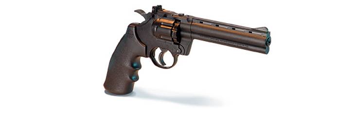 Crosman 3576 co2 revolver with 10 shot magazine.