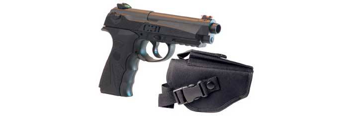 Crosman C31 Co2 air pistol with sheath.