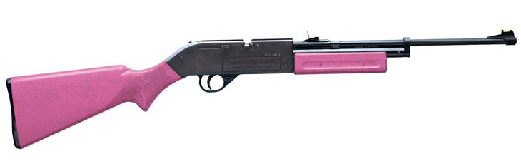 Crosman pink pumpmaster 760 air rifle for beginners.