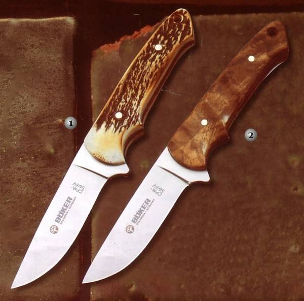 Boker knife walnut handles or deer handles