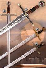 Crusaders�s swords and Masonic sword