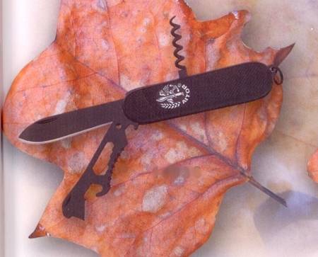 BLACK GRAN CAPITANPENKNIFE WITH CORKSCREW, MULTITOOL, ETC.