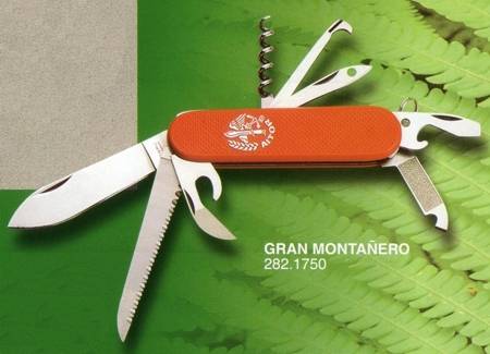 GREAT MOUNTAINEER PENKNIFE WITH CORKSCREW, PLIERS, ETC.
