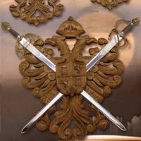 Panoplias with swords