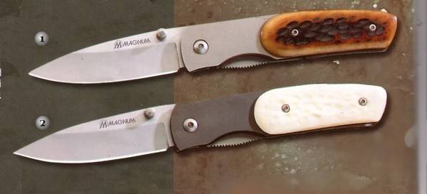Magnum knives with stainless steel blade