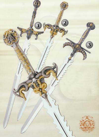 APOCALYPSE RIDER SWORD, NIBELUNGS SWORD AND ATTILA SWORD