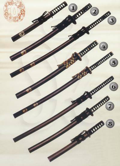 KATANA, WAKIZASHI AND TANTO