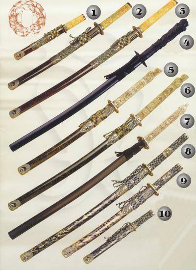 KATANA, WAKIZASHI AND TANTO