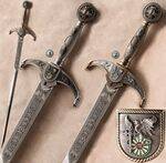 SWORDS WITH DRAWING OF A DRAGOON