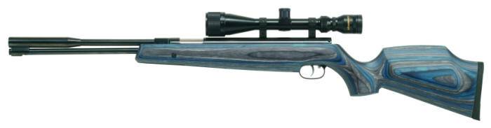 Weihrauch  HW 97 K Blue airgun with entire barrel.