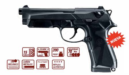 SPRING OPERATED BERETTA GUN