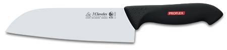 CUCHILLO SANTOKU PARA COCINEROS CON MANGO NEGRO