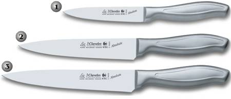 CUCHILLOS DE COCINA Y DE VERDURAS 3 CLAVELES