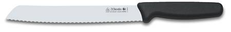CUCHILLO PARA PAN INOXIDABLE CON MANGOS NEGROS