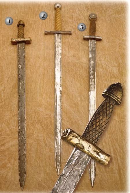 ESPADA SIGLO X, ESPADA SIGLO XI Y ESPADA VIKINGA
