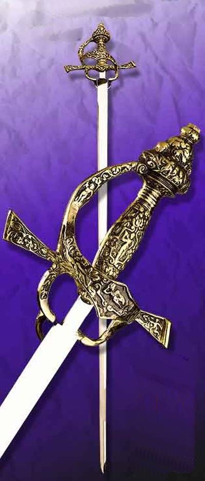 ESPADA  RAPIERA FRANCESA FRANCISCO I