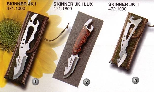 Cuchillos Aitor Skinner J.K. I, Skinner J.K. I Lux y Skinner J.K. II