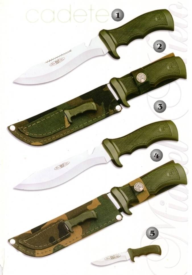 Cuchillos serie cadete con el mango de pl�stico ABS