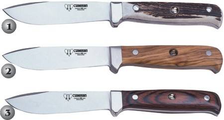 CUDEMAN HUNTING KNIVES 228-C, 228-L Y 228-R