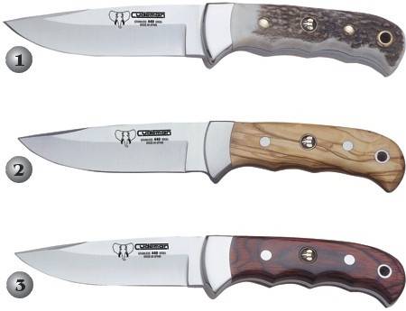 CUDEMAN HUNTING KNIVES 146-C, 146-L Y 146-R