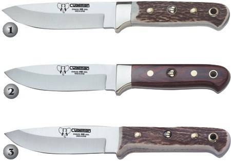 CUDEMAN HUNTING KNIVES 152-C, 152-R & 153-C
