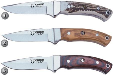 CUDEMAN SKINNING KNIVES 225-C, 225-L Y 225-R