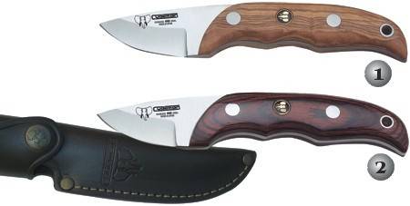 CUDEMAN SKINNING KNIVES 129-L Y 129-R