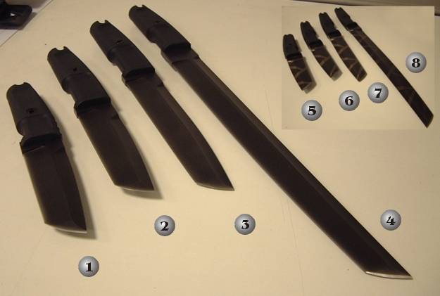 Cuchillos tanto de la serie T3000 de Extrema Ratio