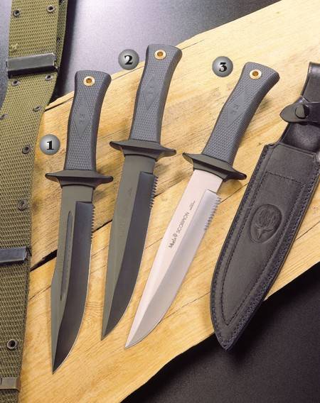 MIRAGE-18N KNIFE, SCORPION-18N KNIFE AND SCORPION-18W KNIFE