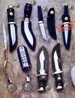 CUCHILLO 4506, CUCHILLO 5000, CUCHILLO 5001, CUCHILLO 5002, CUCHILLO 5006, CUCHILLO 5009 Y CUCHILLO 5010