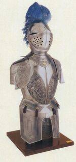 ARMADURA MEDIEVAL GRABADA