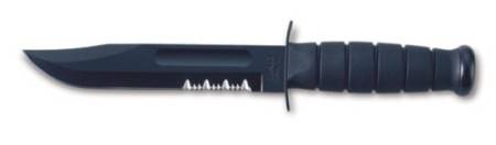 SERRATED BLACK KINIFE