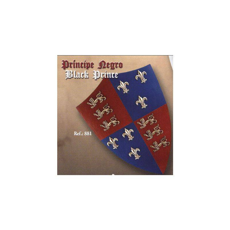 MEDIEVAL MINI SHIELD BLACK PRINCE