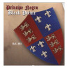 MINI ESCUDO MEDIEVAL PRÍNCIPE NEGRO