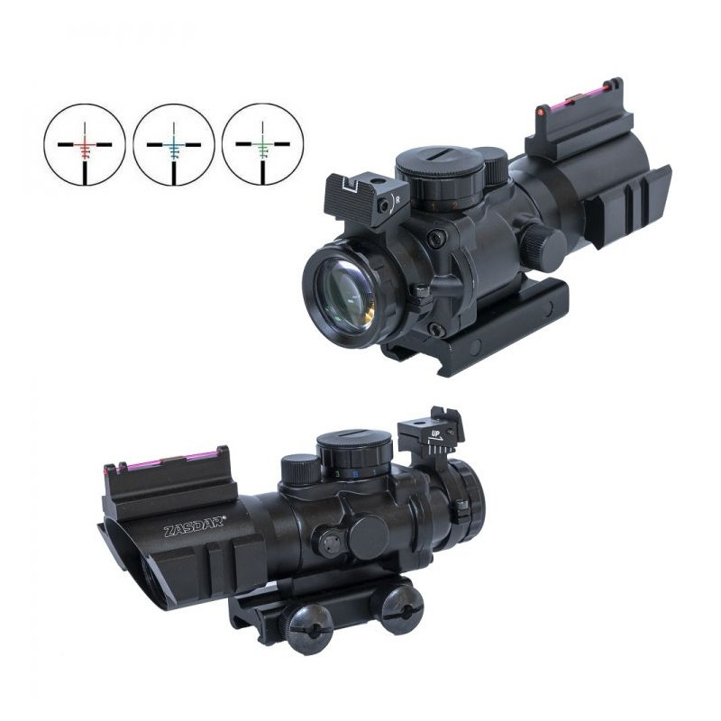 Zasdar 4x32 mm compact scope Ret illuminated