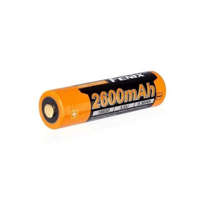 Batteria Ricaricabile 18650 3.6V 2600 Mah Fenix