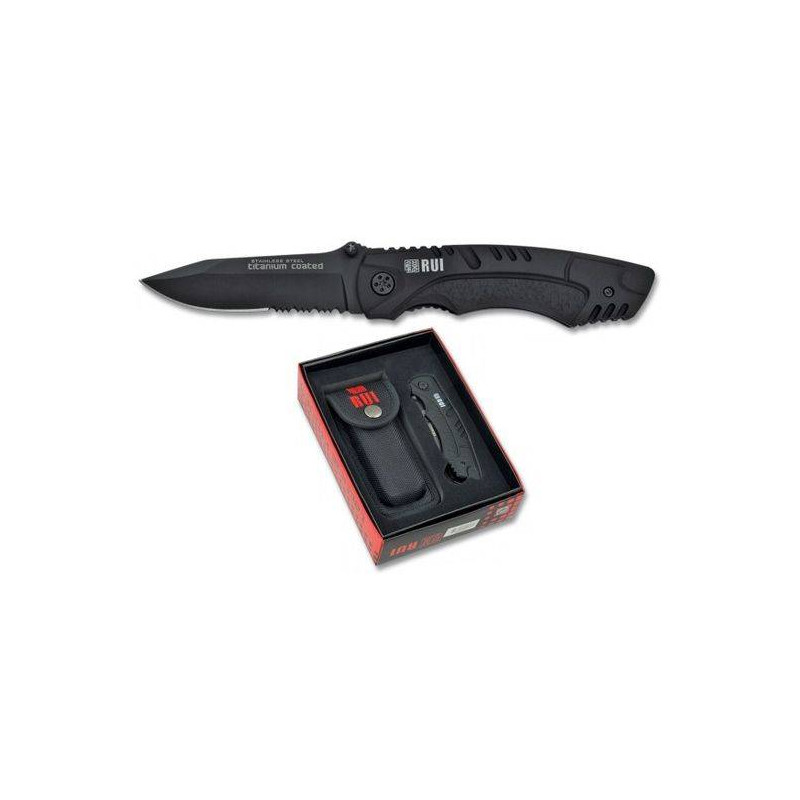 RUI TACTICAL COLTELLO DA TASCA.FODERO.LAMA 8 CM