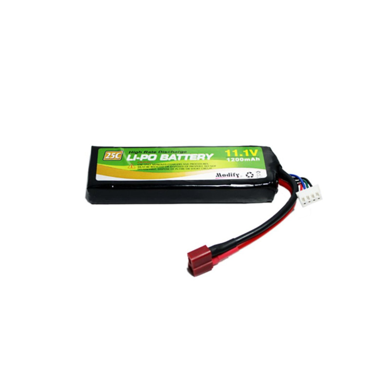 Li-Po Akku 11.1V 1200Mah 25C 107X35X17mm Ändern