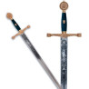 ESPADA EXCALIBUR ORO COLECCIÓN GRABADO PROFUNDO