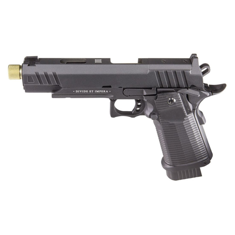 Pistola Co2 Blow Back Ludus Iii Gold Secutor Arms