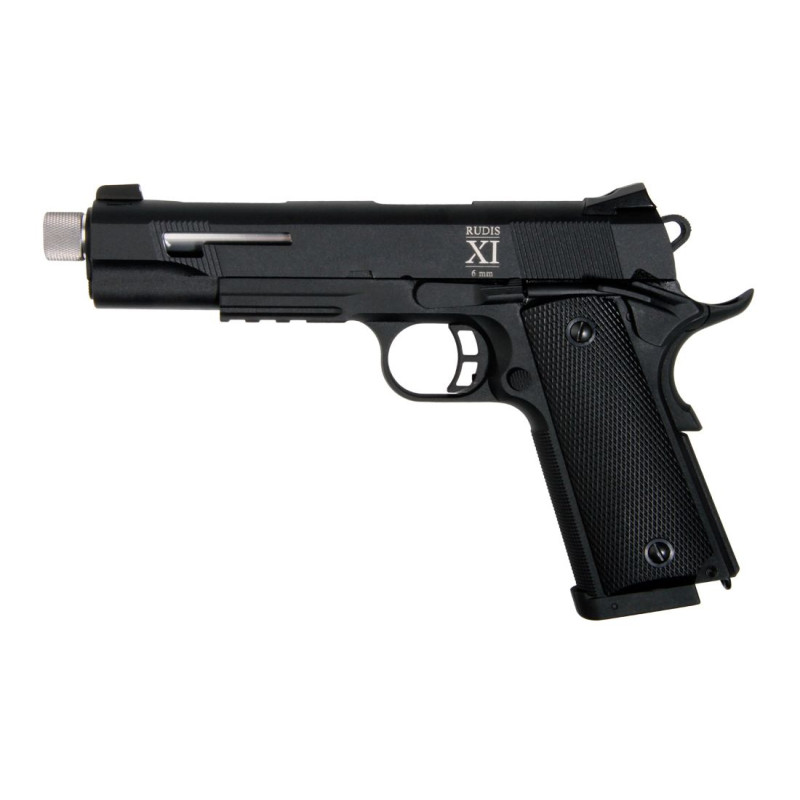 Co2 Blow Back Rudis Silver Secutor Armes Pistolet