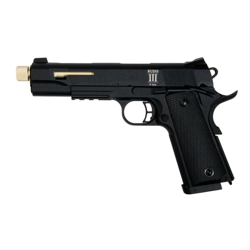 Pistola Co2 Blow Back Rudis Oro Secutor Arms