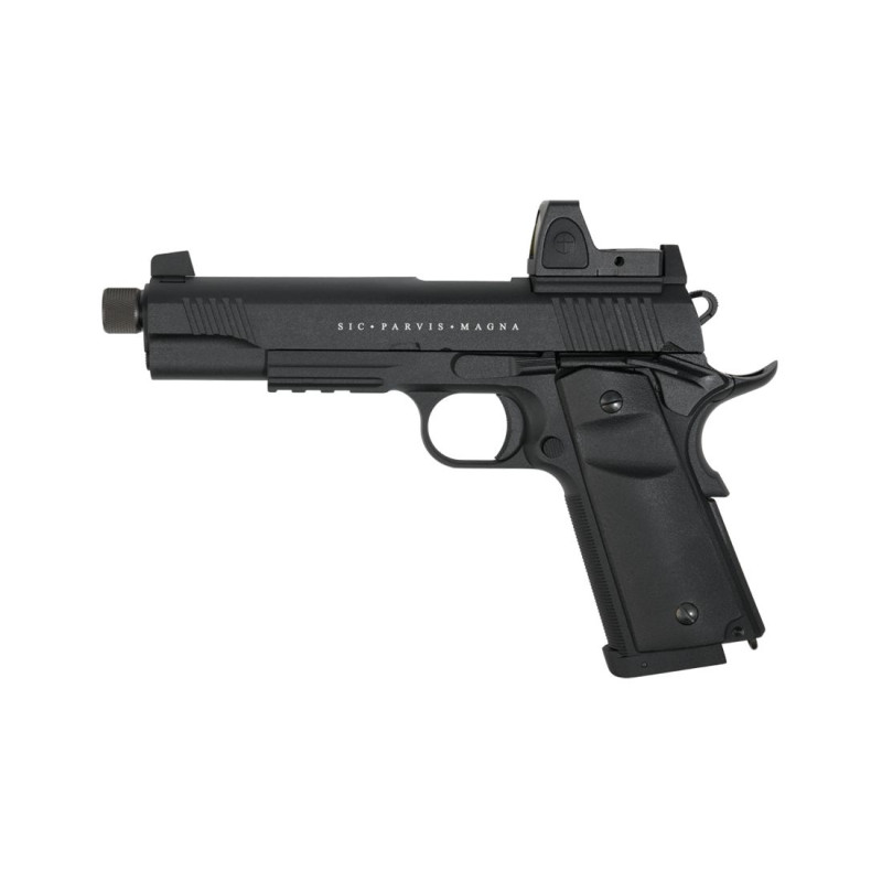 Pistola Co2 Blow Back Rudis Magna Xii Black Secutor Arms