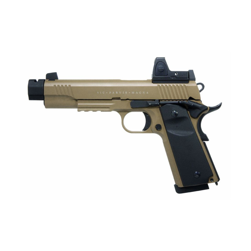 Pistola Co2 Blow Back Rudis Magna Custom Vii Tan Secutor Arms