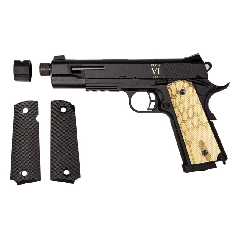 Pistola Co2 Blow Back Rudis Custom Vi Nomad Secutor Arms