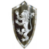 ESCUDO MEDIEVAL ACERO LEON