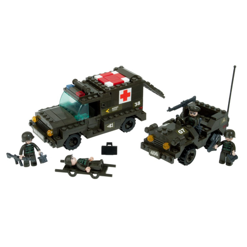 Ambulance & Escort 229 pcs Sluban