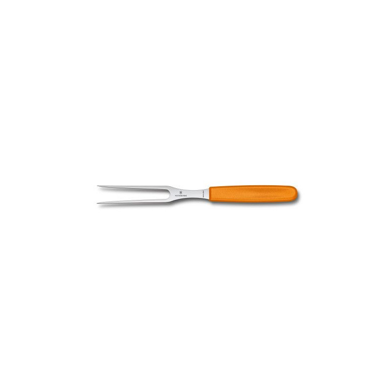 FOURCHETTE À DÉCOUPER VICTORINOX 5.2106.15L9B. ORANGE